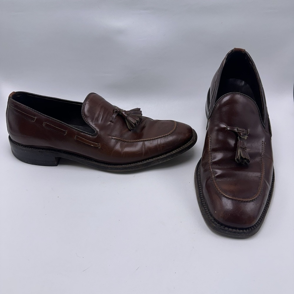 Nettleton Tassel Loafers Brown Mens Size 8.5 B/D Dress‎ Shoes